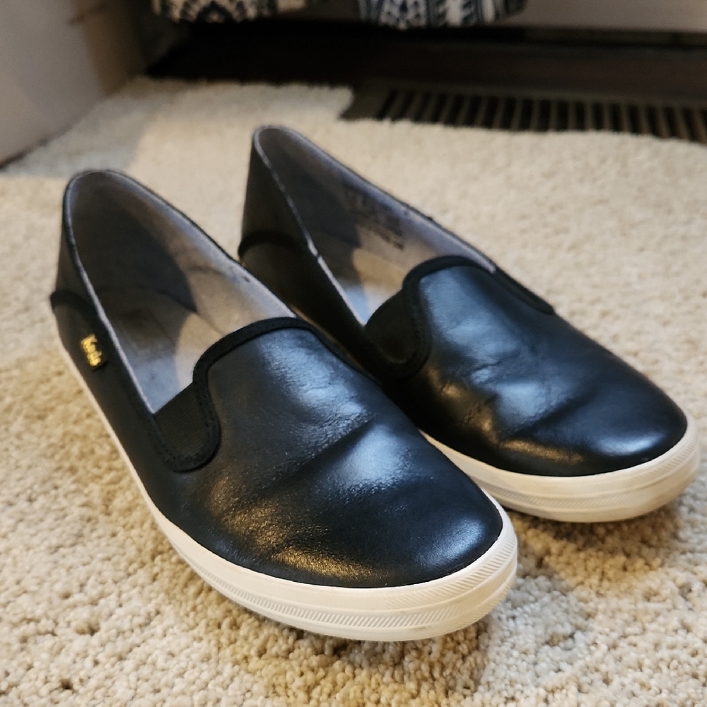 Keds Slip-on Navy Leather Size 8.5